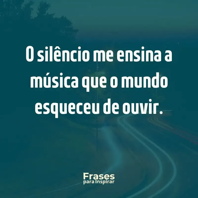 As estrelas no céu são as notas da sinfonia do universo
