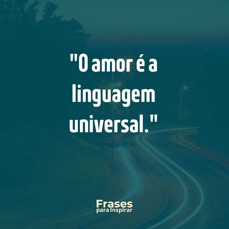 76 Frases de Status para WhatsApp: Inspire-se e Compartilhe 5 O amor é a linguagem universal
